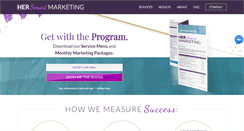 Desktop Screenshot of hersmartmarketing.com